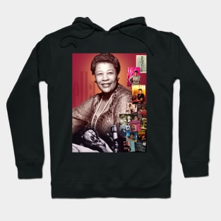 Ella Fitzgerald Collage Portrait Hoodie